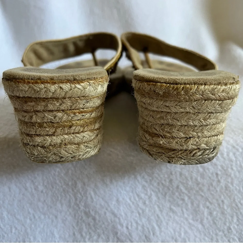 Vintage Montego Bay Club Beaded Espadrille Wedges - Picture 10 of 13